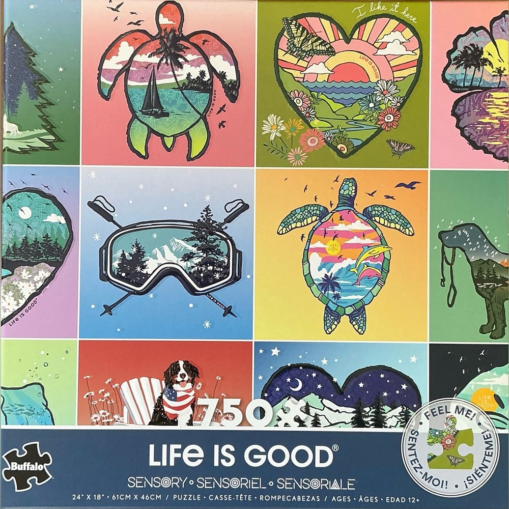Buffalo Games “Life is Good: Sensory” 750 piece puzzle